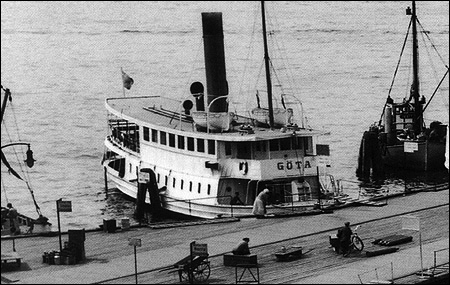 G�ta vid Tr�piren i G�teborg ca. 1937