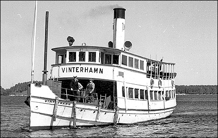 Vinterhamn i Stavsn�s, V�rmd� 1948
