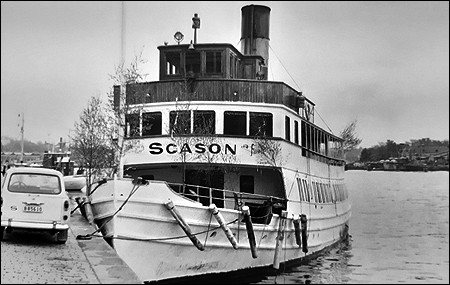 Saxaren vid Strandvägskajen, Stockholm 1967