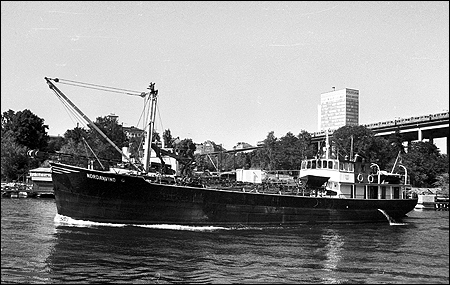 Nordanvind i Årstaviken, Stockholm 1968