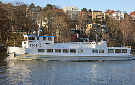 Sj�saga i Essingesundet, Stockholm 2014-04-03