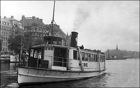 Hebe i Nybroviken, Stockholm 1954-10-04