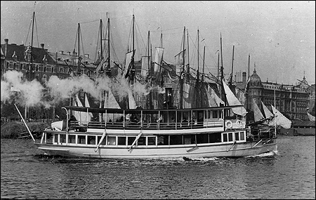 Höggarn i Nybroviken, Stockholm 1900