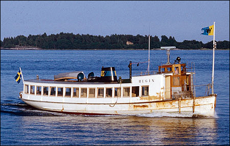 Hugin utanför Furusund 1966-07