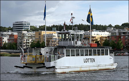 Lotten av Hammarby Sj�stad vid Barn�ngen, Stockholm 2024-08-25