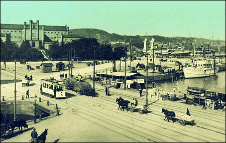 Freja vid Lilla Bommen, G�teborg 1905