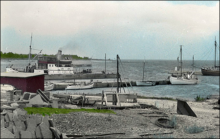 Sol� i Byxelkroks hamn