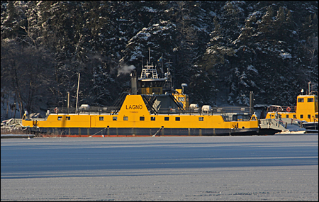 Lagnö vid Malmqvist Båtvarv, Tynningö 2013-01-19