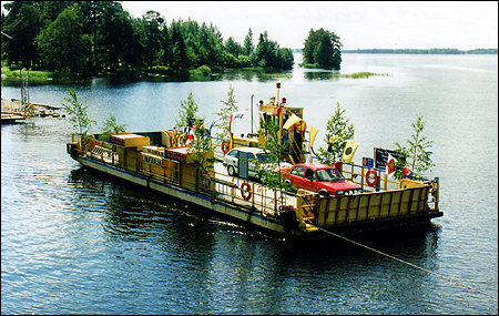 Elinor under näst sista turen på Hasselöleden 2002-06-15