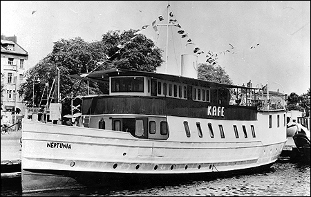 Neptunia som caf� i Kalmar ca. 1960