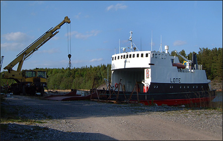 Lote under ombyggnad i S�byviken 2003-05-28