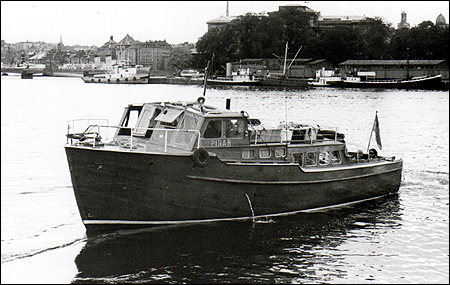 Pinár vid Strandvägen, Stockholm 1968-08-16