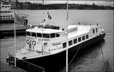 Madam af Gotska Sandön vid Slussen, Stockholm 1999-01-05