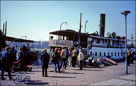 Mariefred vid Klara Mälarstrand, Stockholm 1980-05