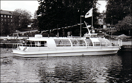 Sandskär af Söderhamn i Söderhamn efter första reguljärturen 1998-05-23