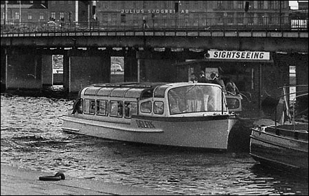 Mowitz som Delfin vid Kornhamnstorg, Stockholm ca. 1967