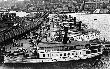 Nya Svartsjölandet vid Munkbrohamnen, Stockholm 1923