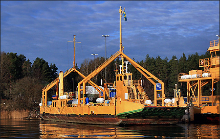 Karolina vid Tenö Varv, Vaxholm 2007-11-17