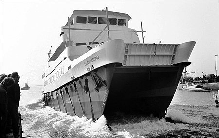 Ölandssund vid sjösättningen 1971-04-02