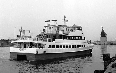 Ölandssund utanför Karlskronavarvet efter sjösättningen 1971-04-02