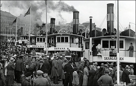 Östanå II vid Strömkajen, Stockholm 1930