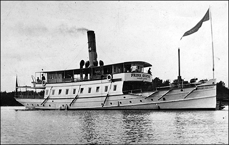 Prins Gustaf vid Edö 1900