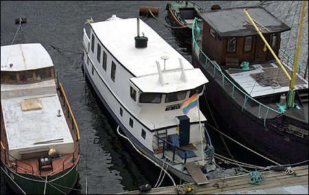 Ragnhild vid Djurgårdsvarvet 2005-06-28