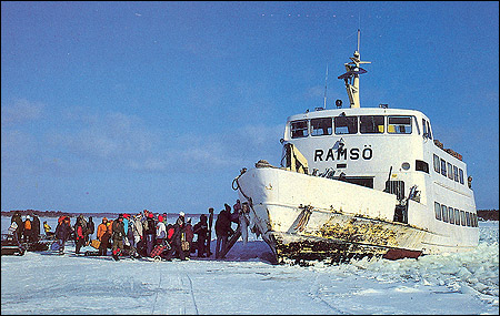 Ramsö vid isstation
