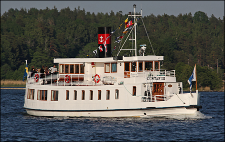 Gustaf III p� S:a Vaxholmsfj�rden, Vaxholm 2011-06-09