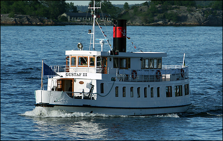 Gustaf III utanför Nacka Strand, Nacka 2007-06-07