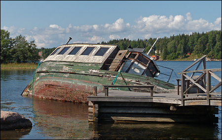 Roland vid Almviks brygga, Blid� 2009-08-09