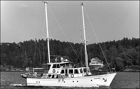 Royal Star utanför Klippudden, Lidingö 1989-06-08