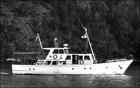 Royal Star utanför Klippudden, Lidingö 1983-08-21