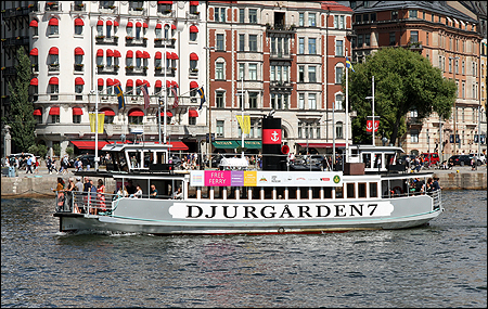 Djurgården 7 i Nybroviken, Stockholm 2019-07-06