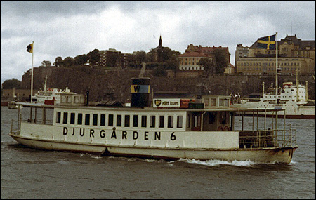 Djurgården 6 vid Slussen, Stockholm 1971-08-28
