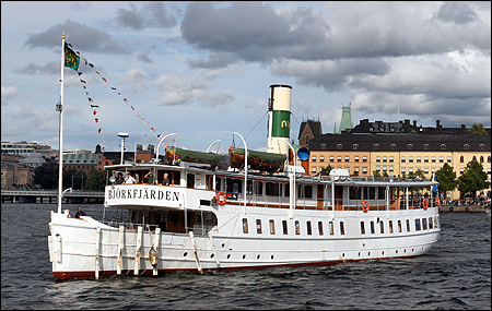 Bj�rkfj�rden p� Riddarfj�rden, Stockholm 2024-08-25
