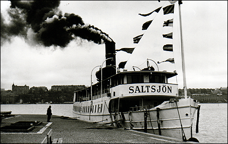 Saltsjön vid Klara Mälarstrand, strax innan avgång mot Strängnäs 1968-12-01