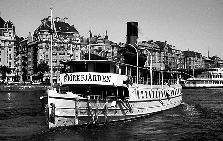 Björkfjärden i Nybroviken, Stockholm 1992-07-16
