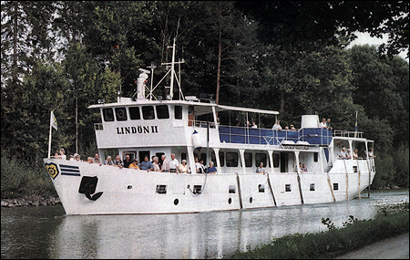 Lindön II på Göta kanal