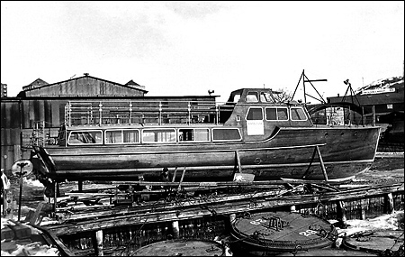 Havsbussen på Hammarbyverken, Stockholm 1969-03-23