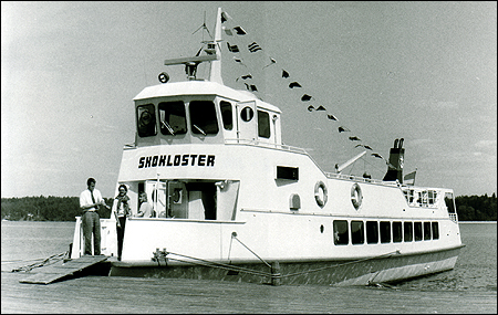 Skokloster vid Skoklosters brygga 1986-06-02