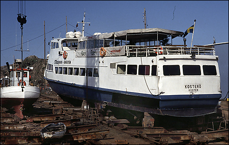 Kosterö på slipen i Skärhamn 1993-05-16