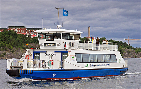 Sjövägen på LIlla Värtan, Stockholm 2017-07-04