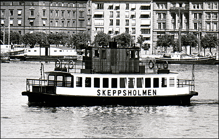 Skeppsholmen på Ladugårdslandsviken 1966-06-22