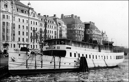 Waxholm III vid Strandv�gskajen, Stockholm 1951