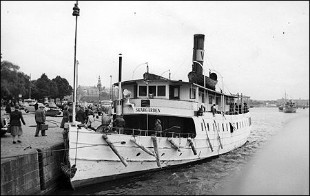 Sk�rg�rden vid Strandv�gskajen, Stockholm 1951-09-15