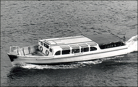 Delfin II på Riddarfjärden, Stockholm 1973-06-16