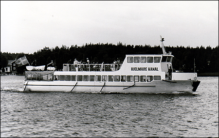 Hjelmare Kanal utanför Kungshatt, Stockholm 1984-07-21