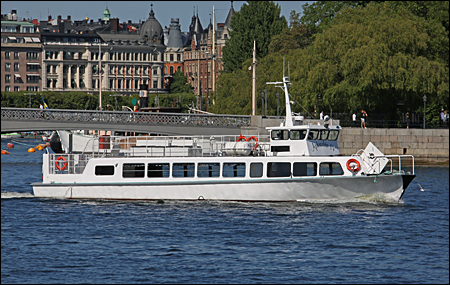 Aphrodite IV vid Skeppsholmen, Stockholm 2023-06-10