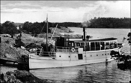 Stegsund vid Skansholmen, Västervik ca. 1915